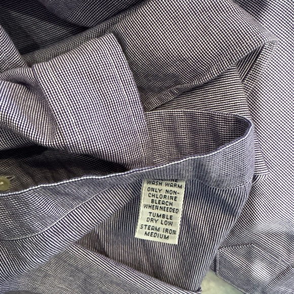 Ralph Lauren Purple Gingham  Casual Button Down Shirt Sz L - Picture 6 of 6